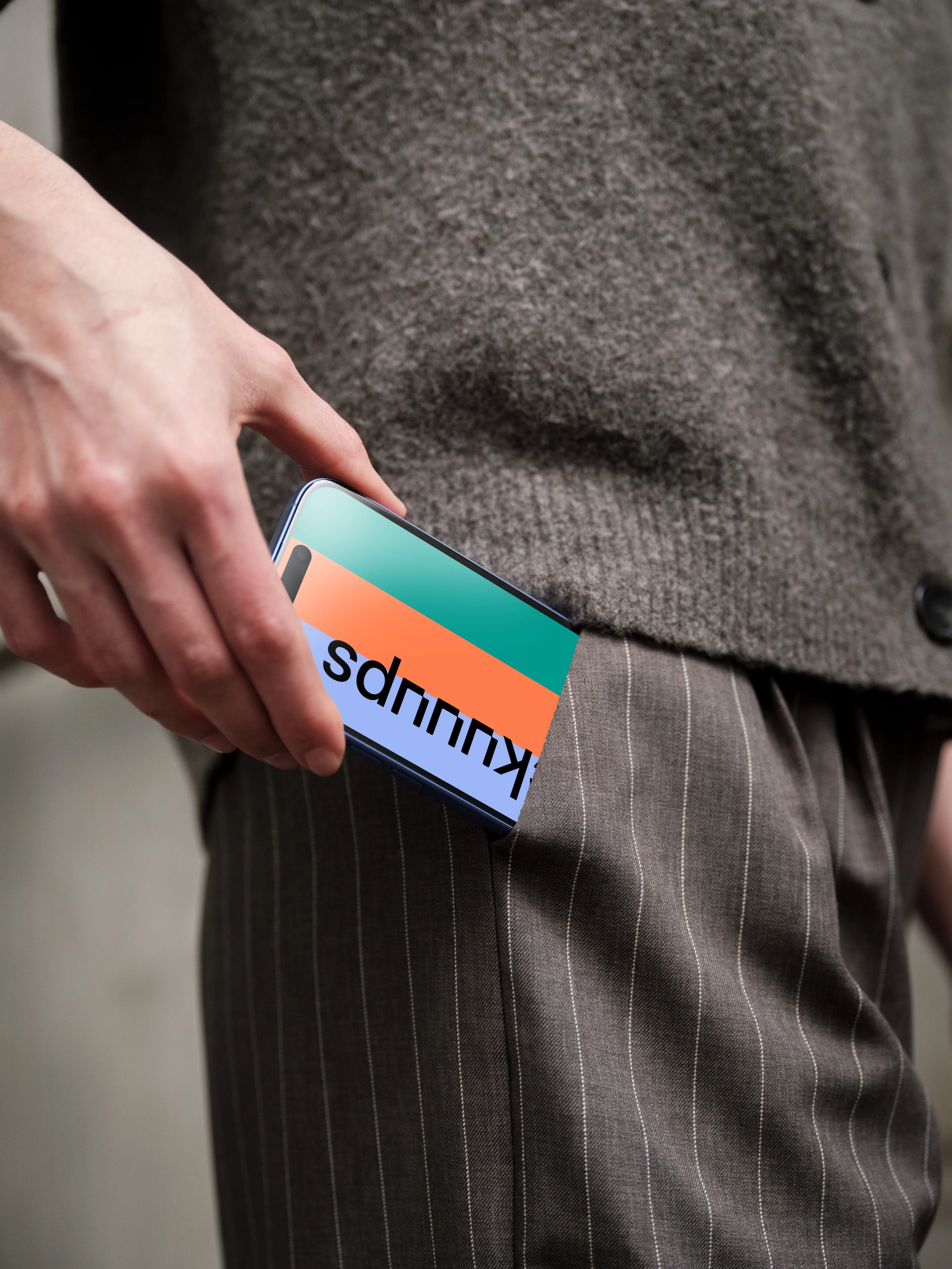 iPhone 16 Mockup in a Stylish Setting