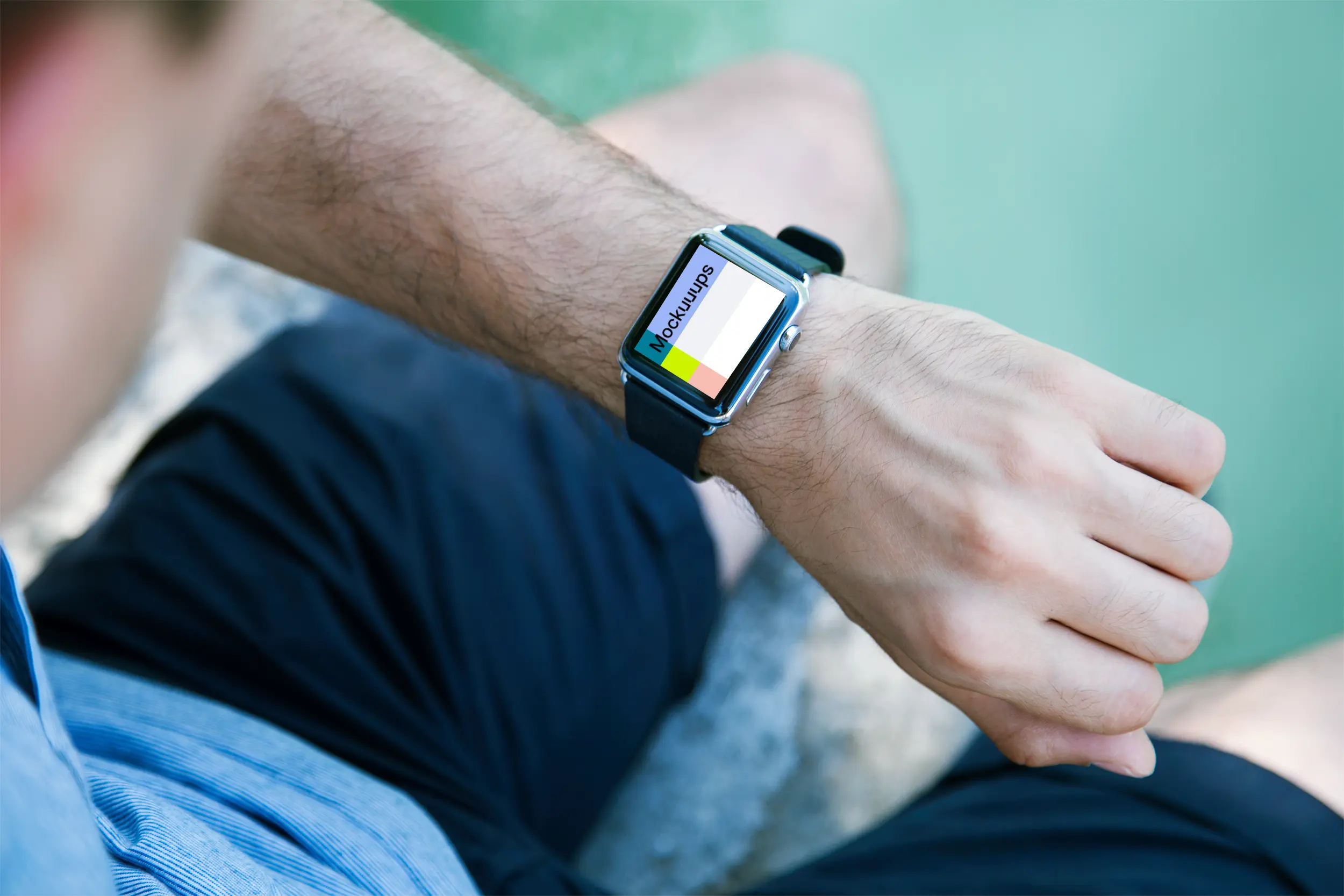 Looking at Apple Watch mockup