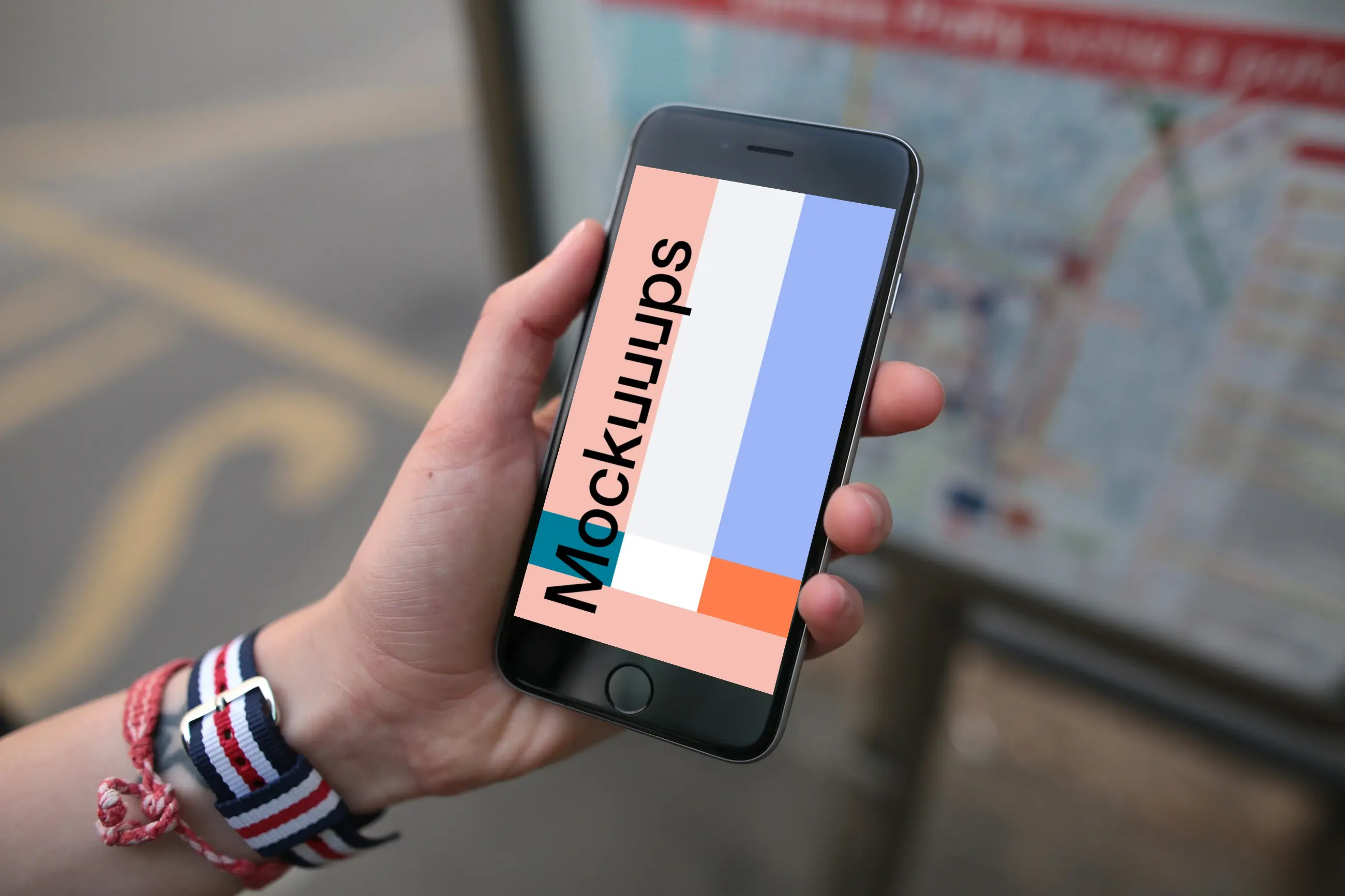 Looking for a bus connections on iPhone 6 mockup