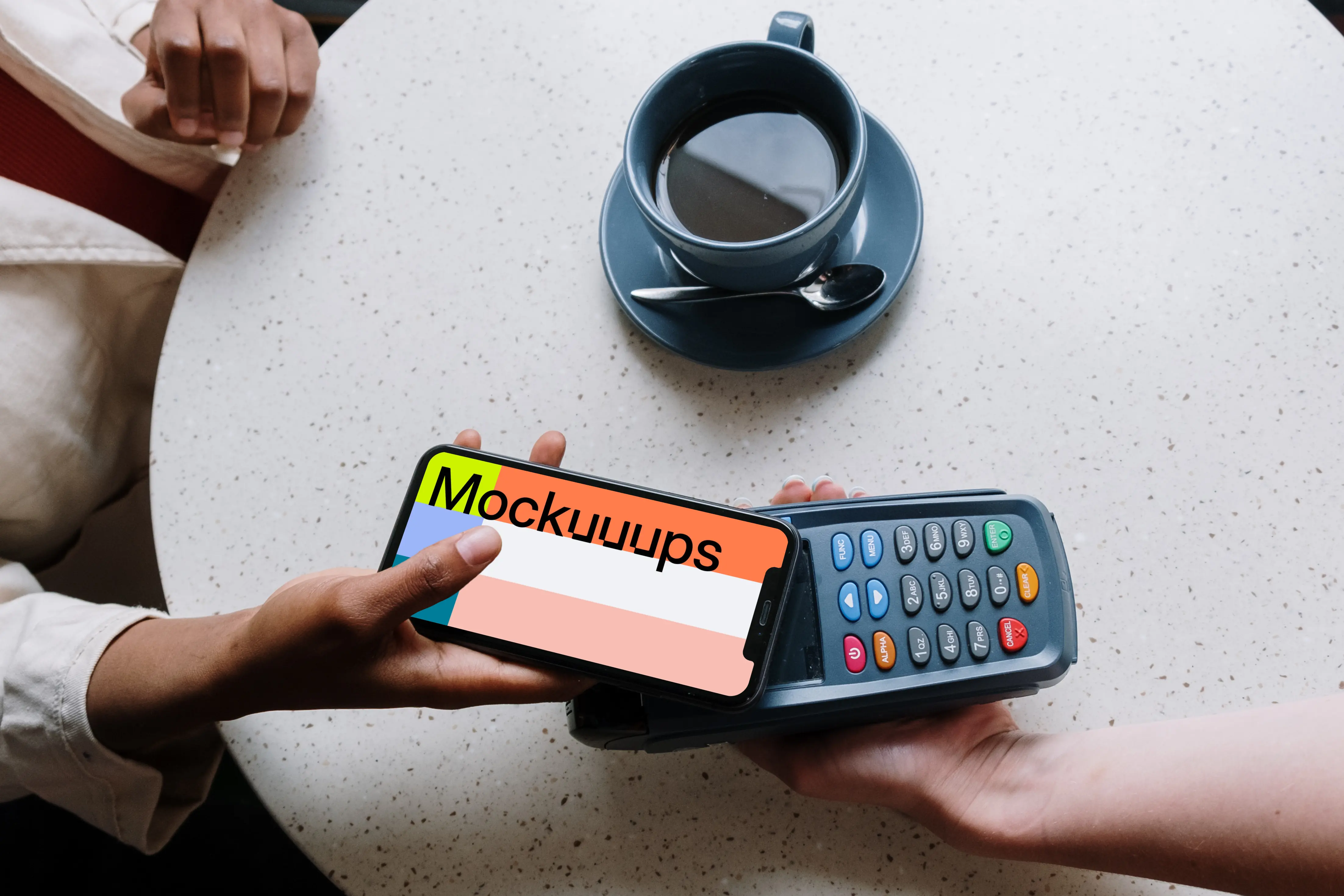 Merchant Apple Pay Contactless Payment Mockup