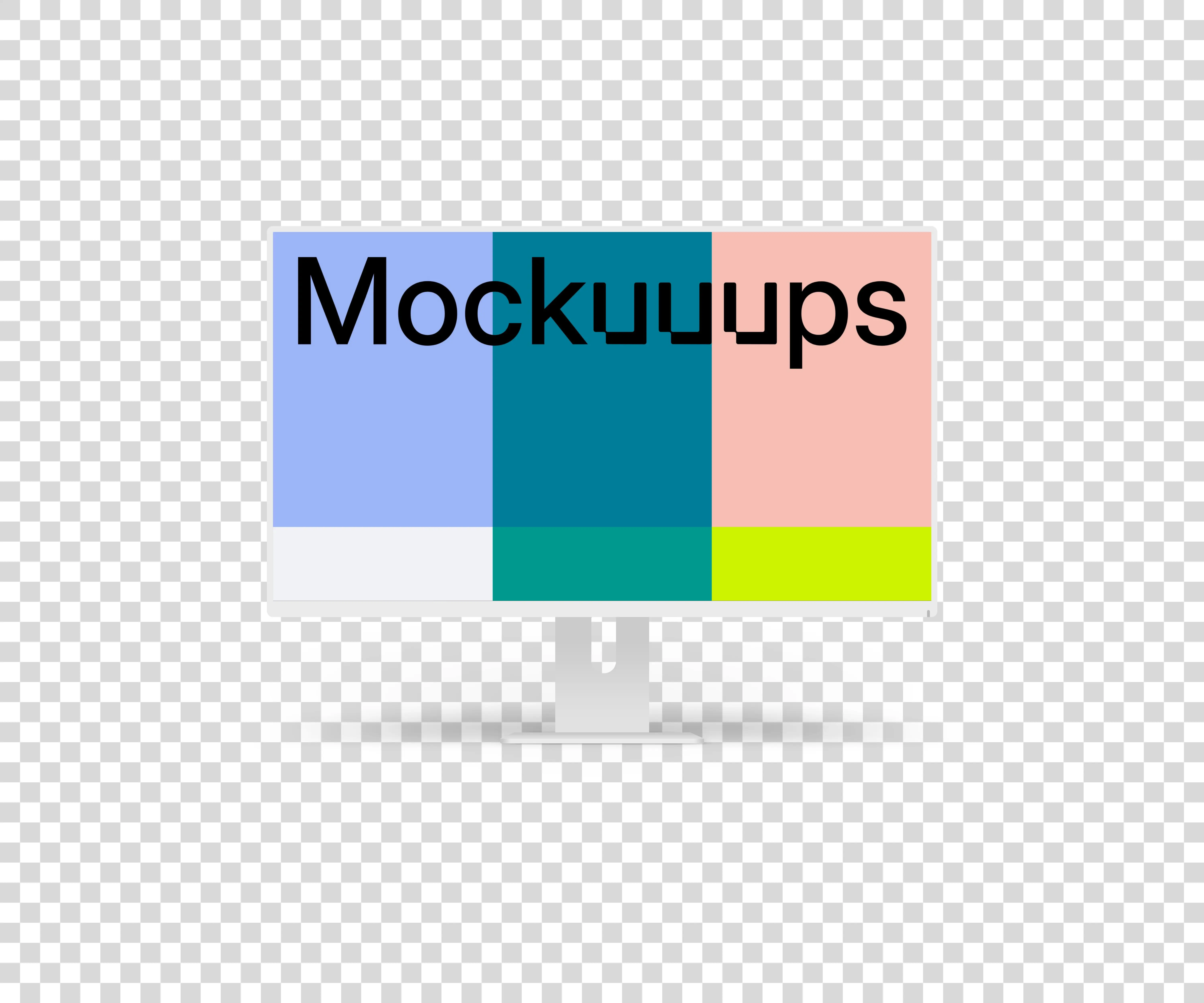 Minimal Dell Display mockup