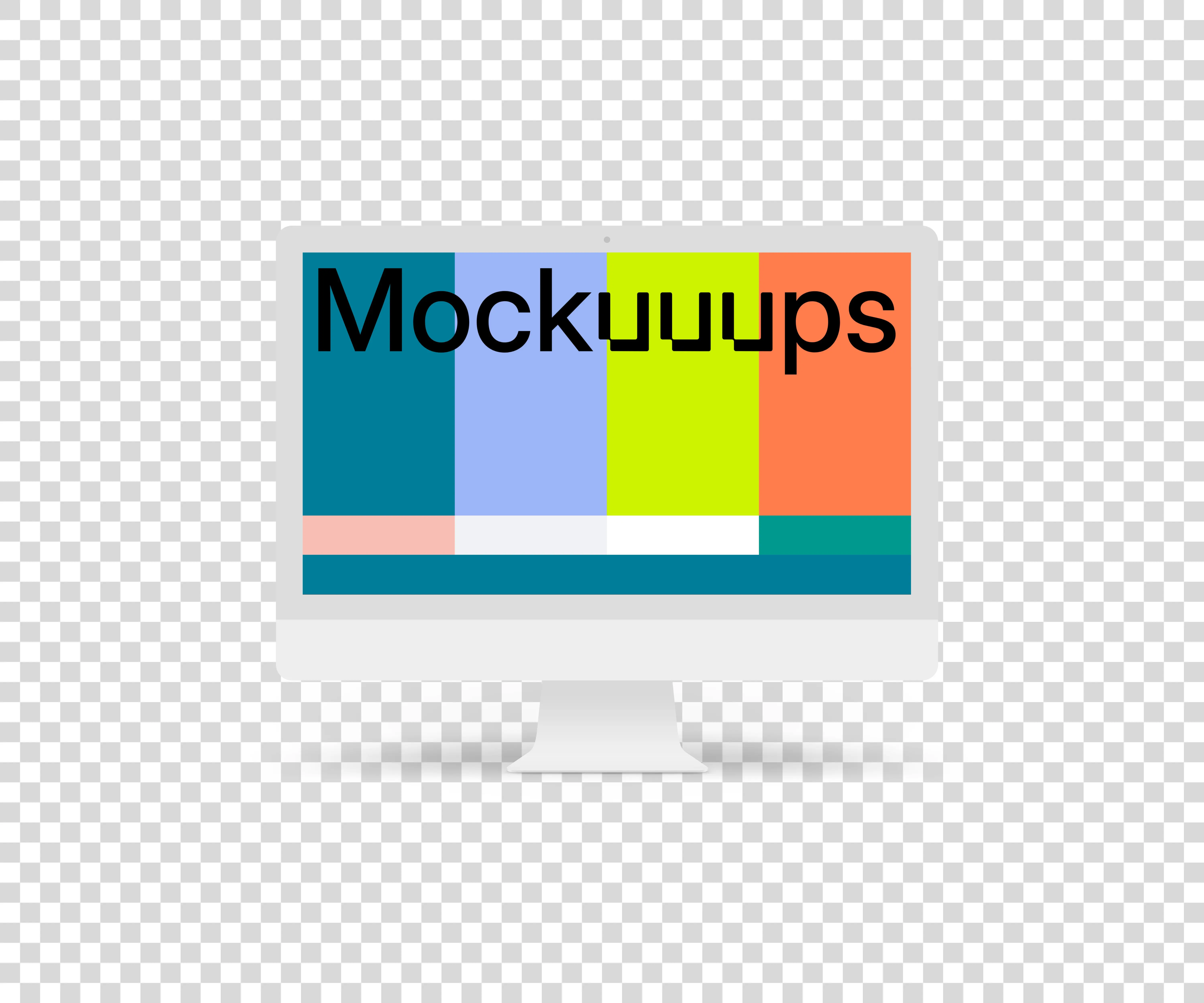 Minimal iMac Pro mockup