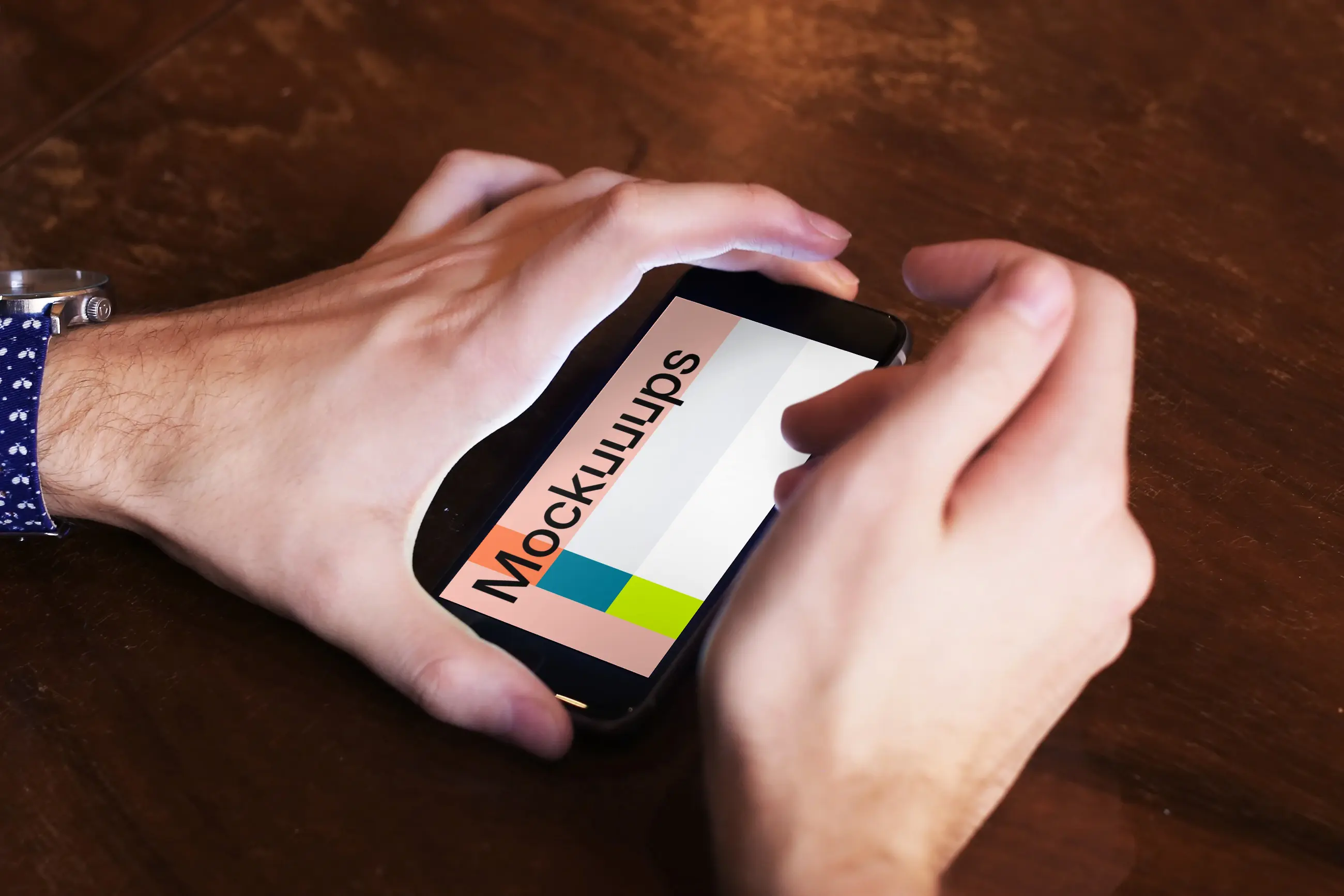 Scrolling iPhone 6 mockup screen