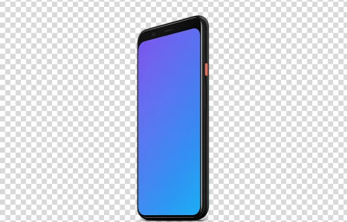 Google Pixel 4 Mockup (suporte para perspectiva à direita)