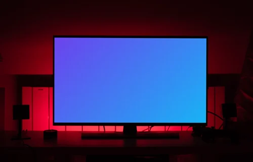 Televisión HD mockup