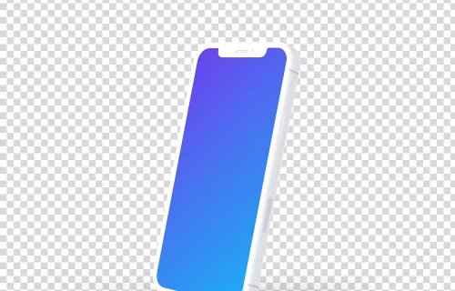 iPhone 12 Clay Mockup (Perspectiva à direita)