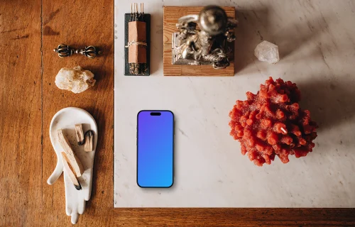 Spiritual themed iPhone mockup