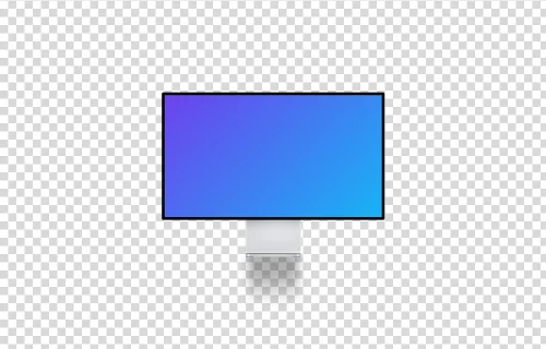 Apple Pro Display XDR mockup (Floating Shadow)
