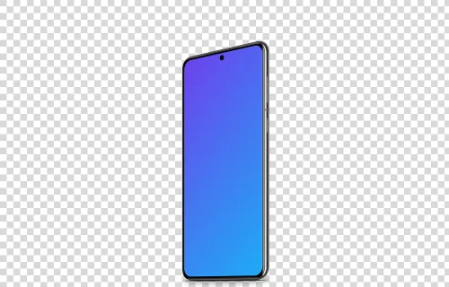 Samsung Galaxy S21 Mockup (Perspective Stand Right)