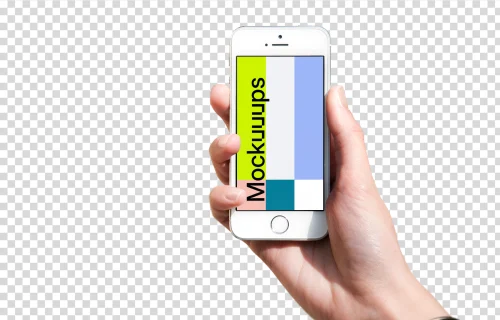 Front view of iPhone SE mockup