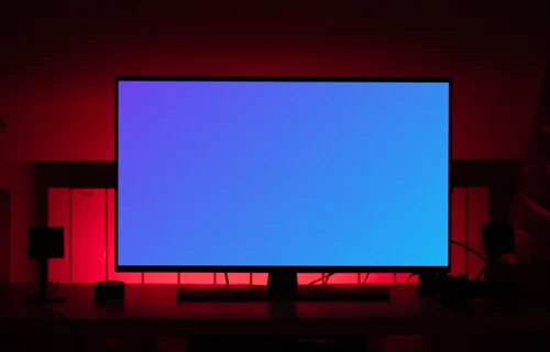 HD Television mockup
