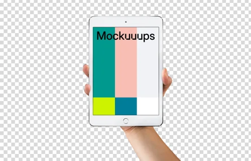 iPad mini mockup on editable background