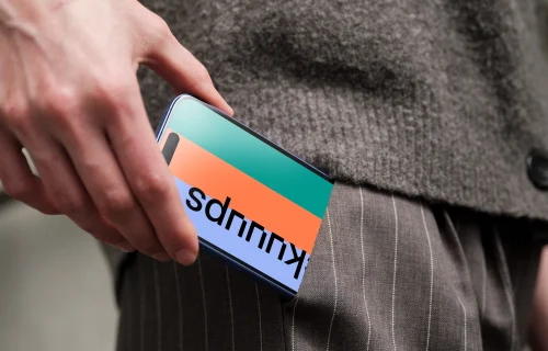 iPhone 16 Mockup in a Stylish Setting