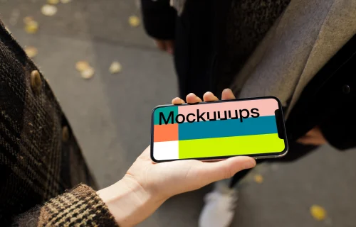 Looking at iPhone X mockup