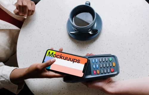 Merchant Apple Pay Contactless Payment Mockup