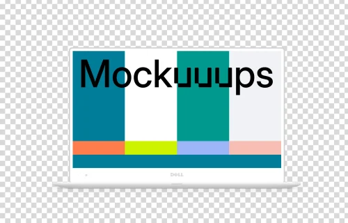 Minimal Dell Laptop mockup