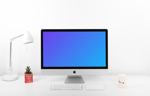 Minimal iMac Mockup