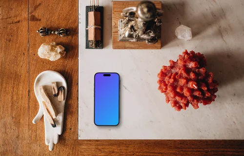 Spiritual themed iPhone mockup