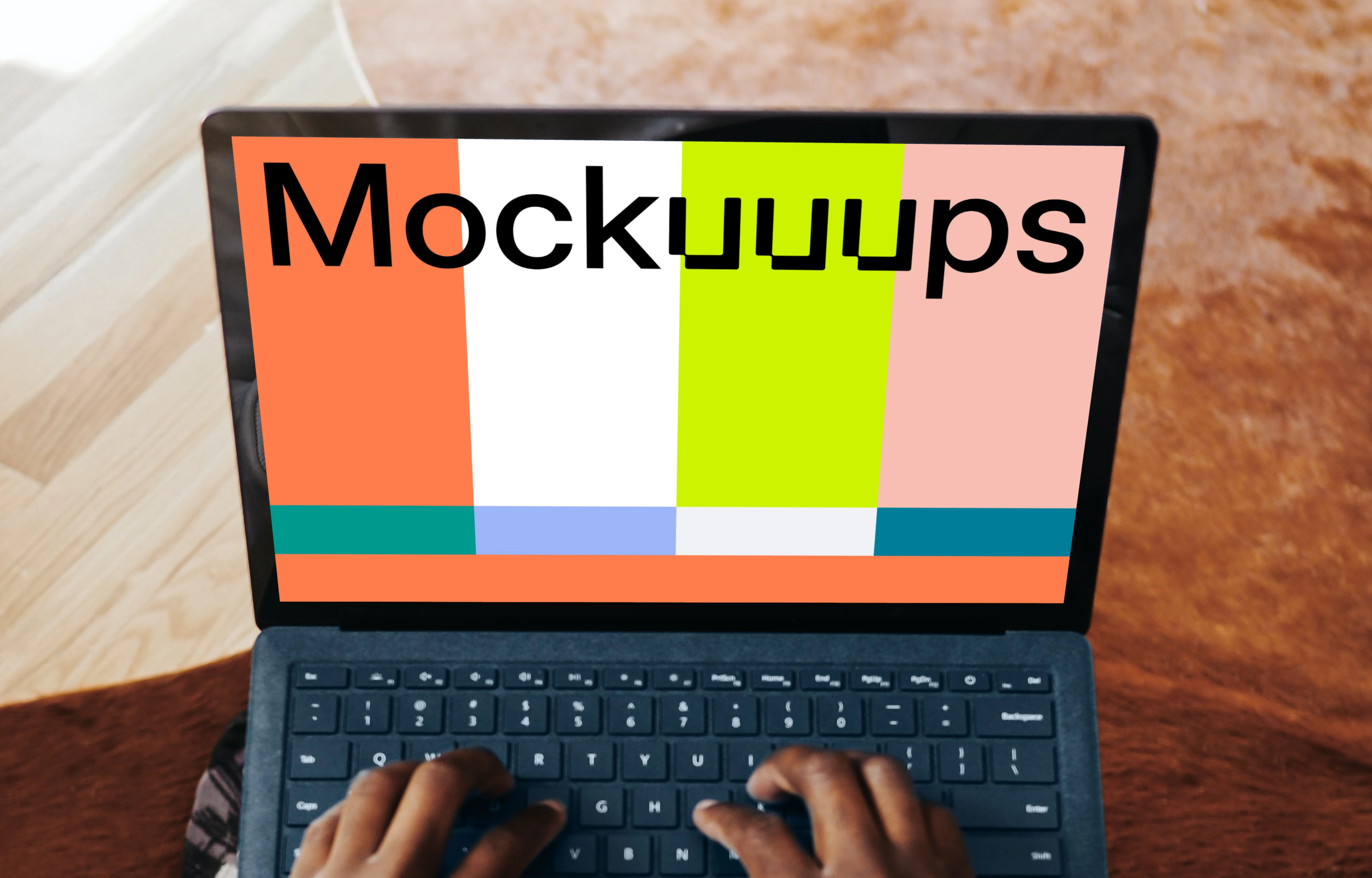 Hands on the Microsoft Surface Laptop mockup