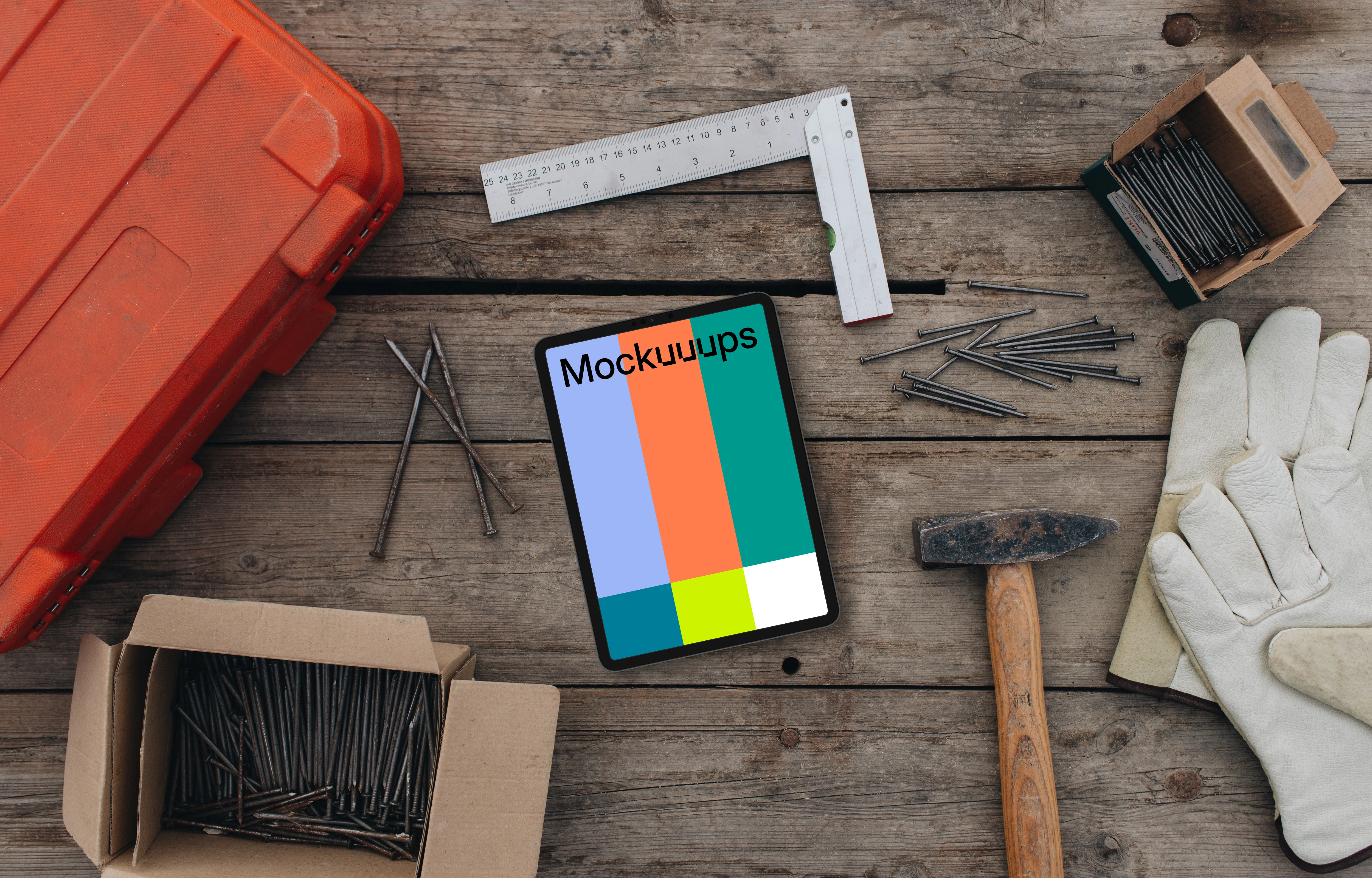 Tablet in the workshop