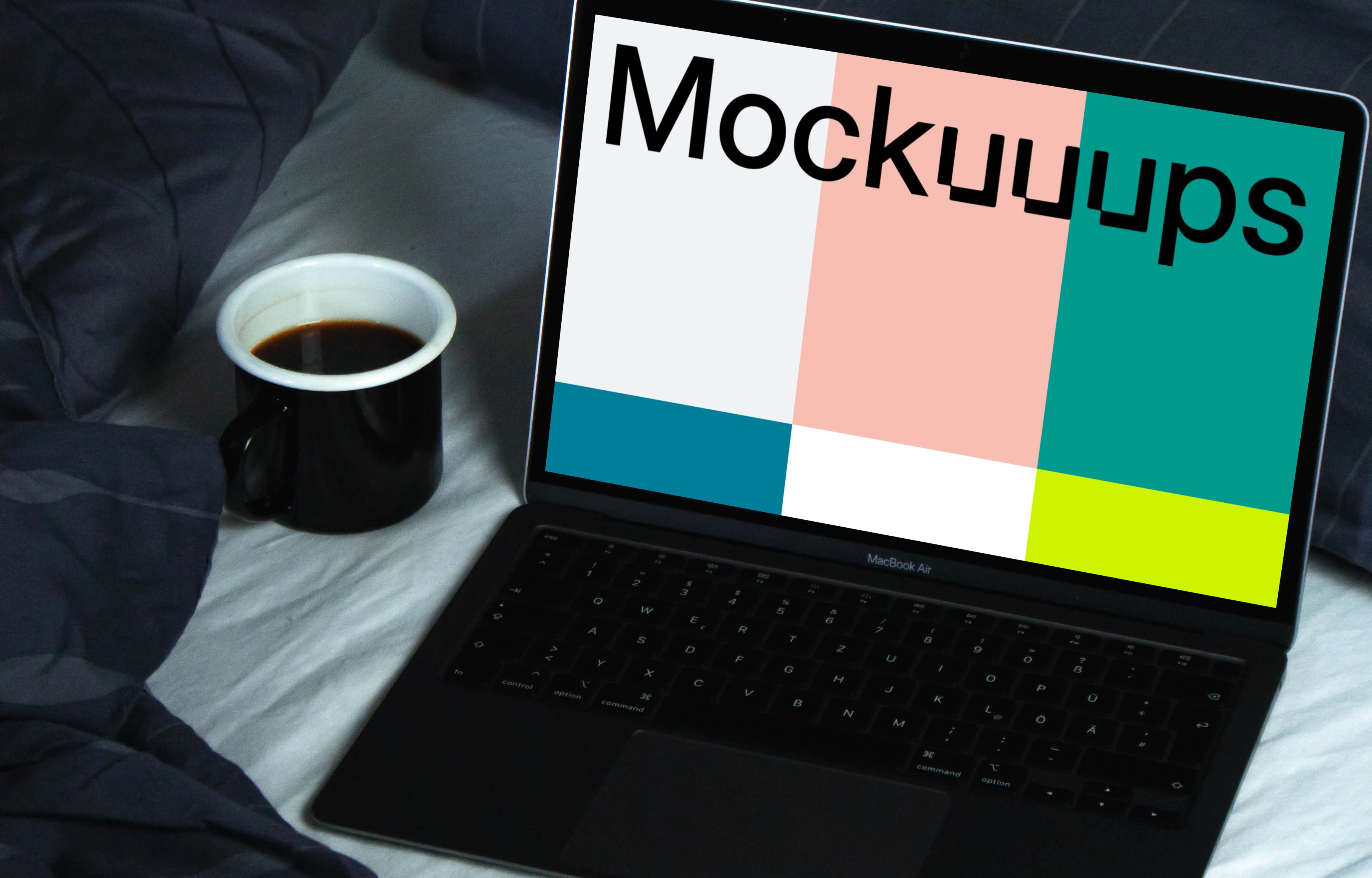 Dark Style MacBook Mockup