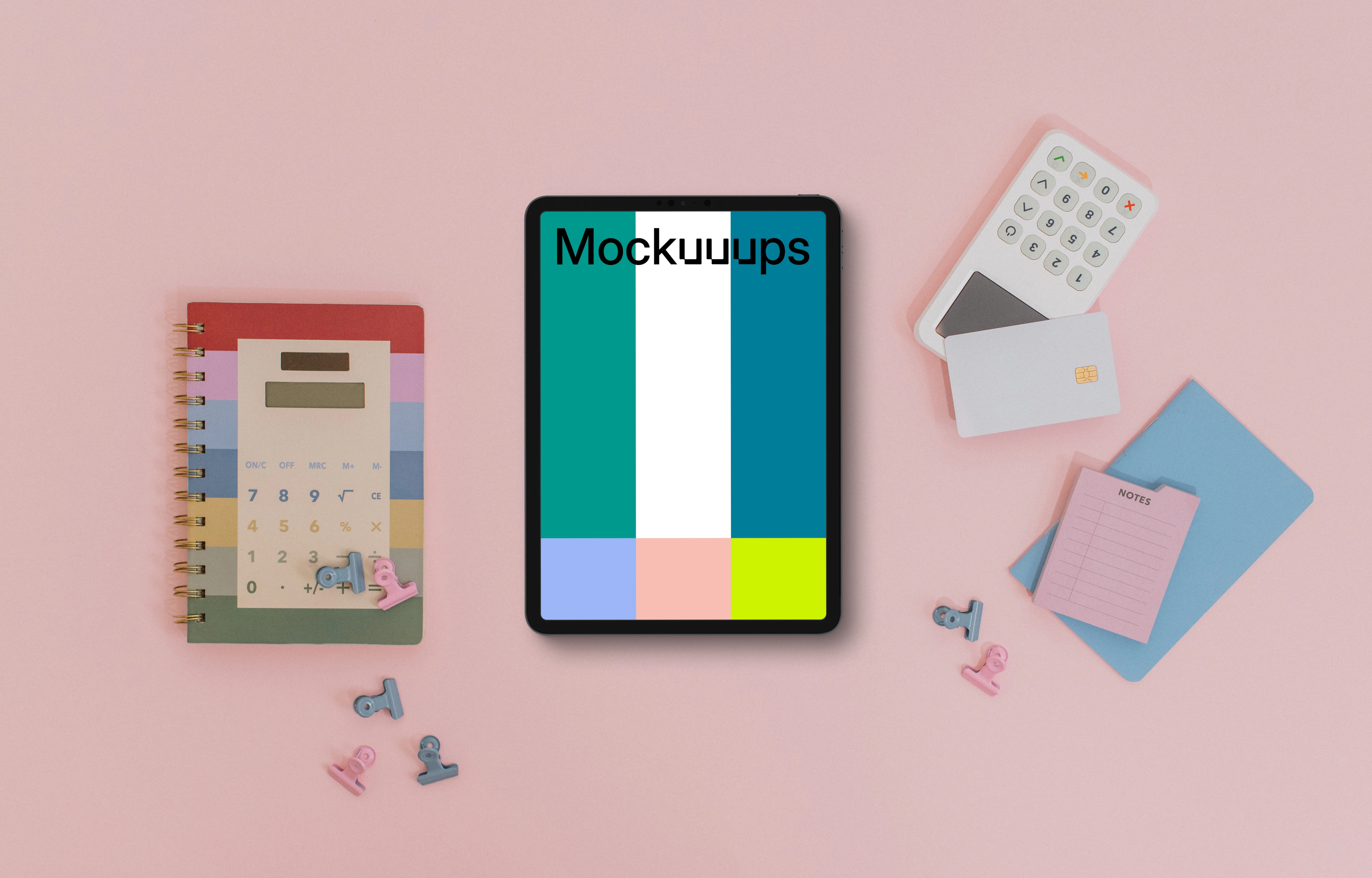 E-Commerce demonstrating tablet mockup