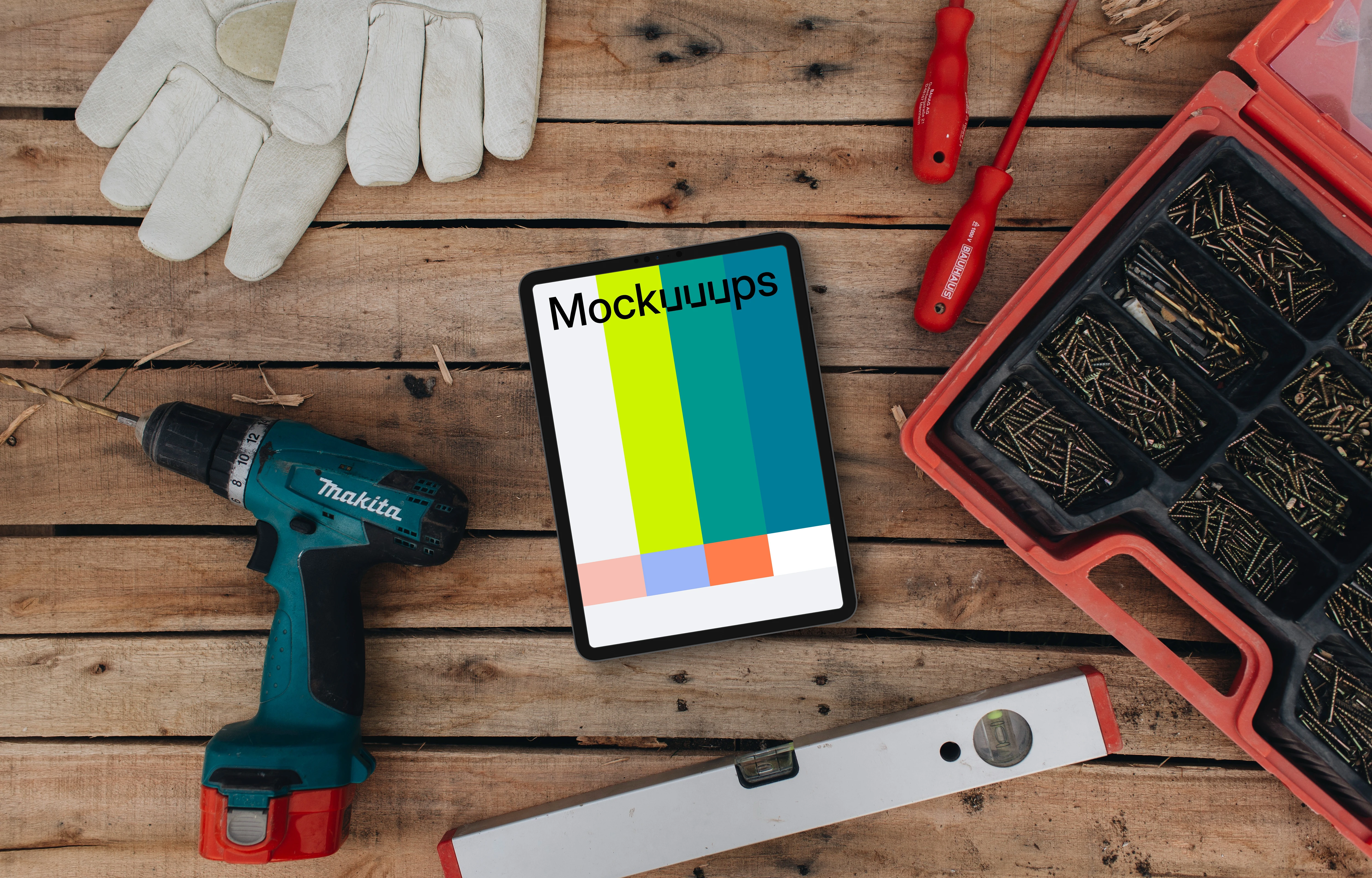 iPad in the workshop