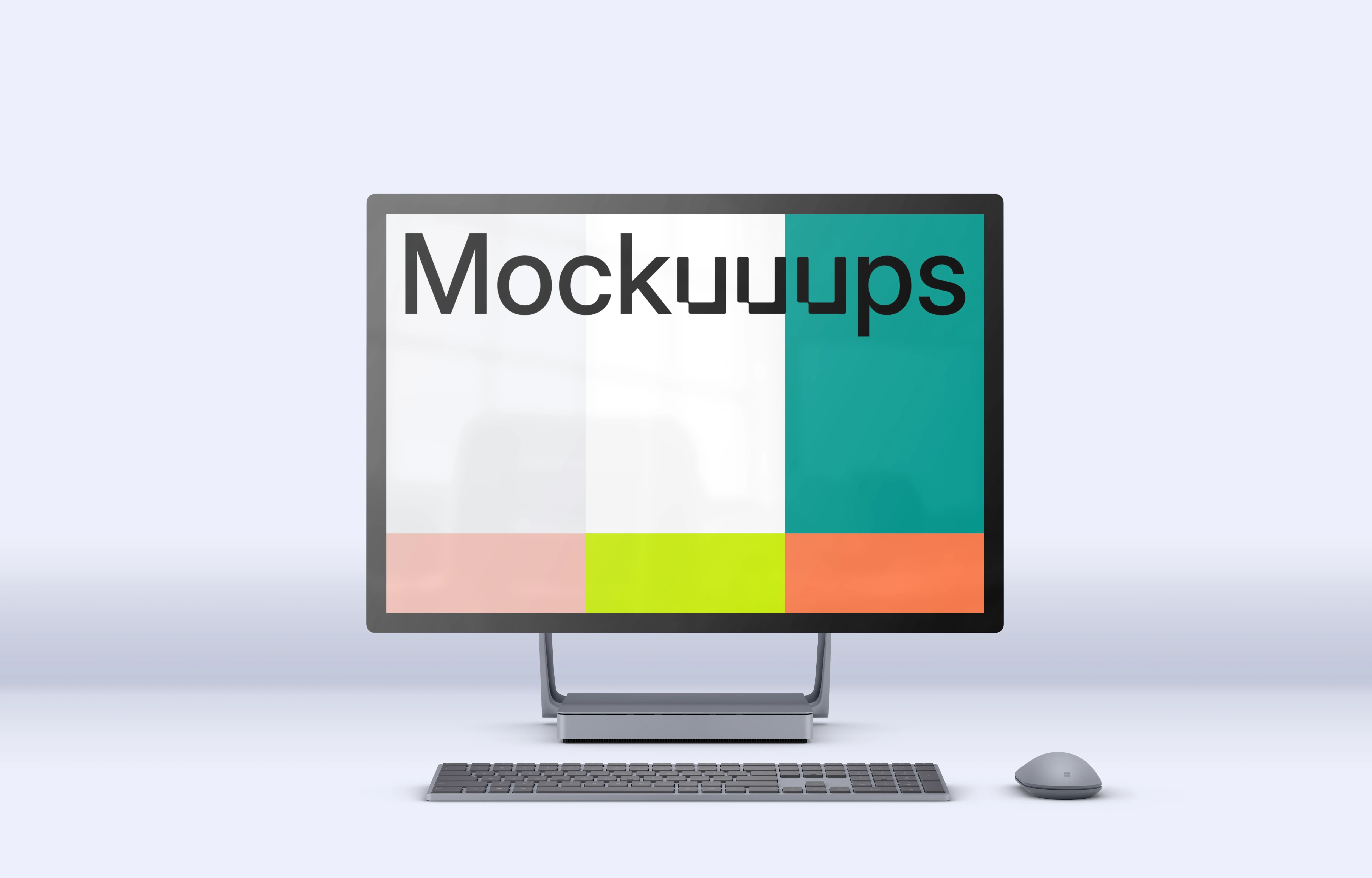 Microsoft Surface Studio 2 Mockup (Front - Light)