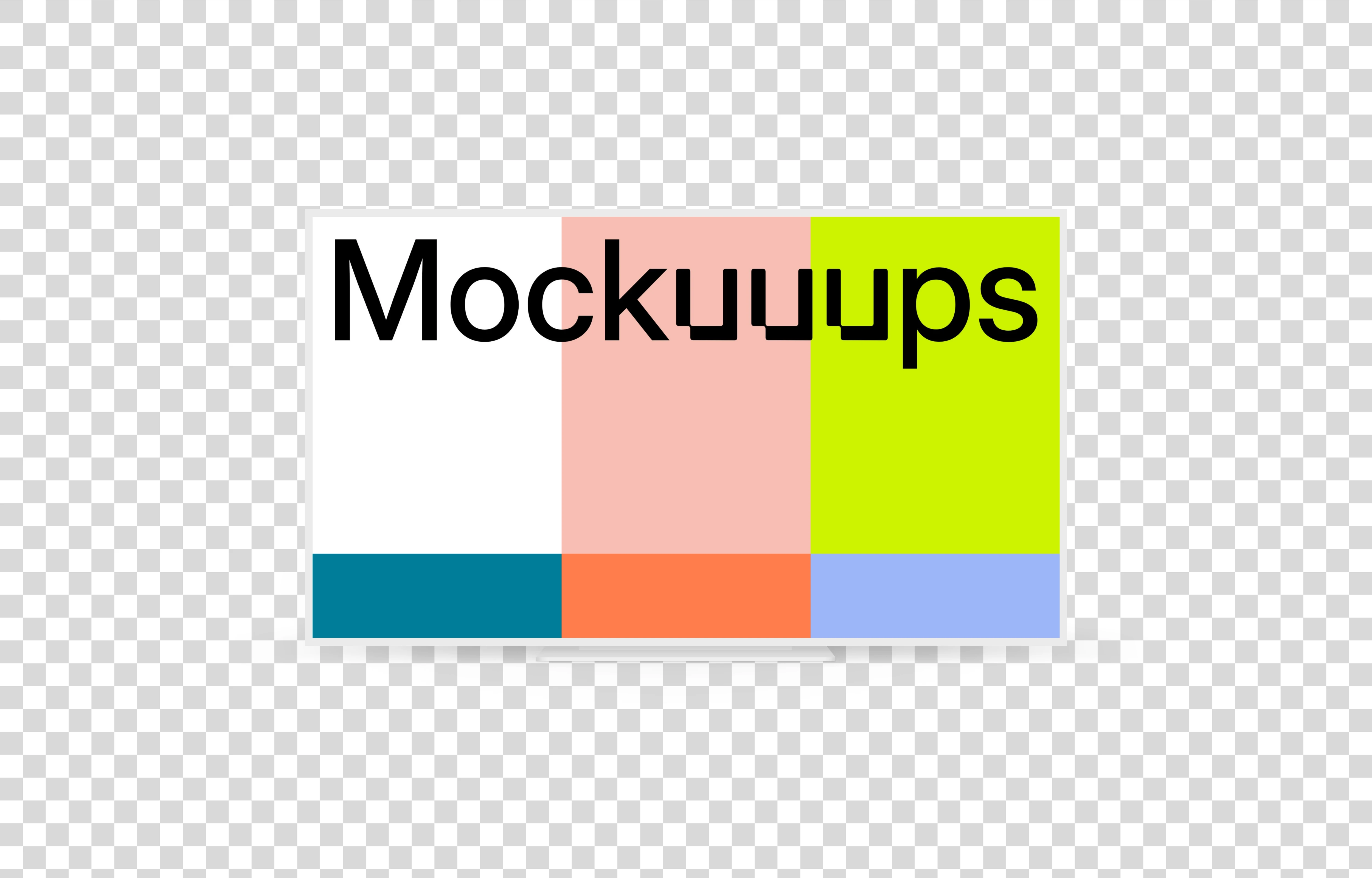 Minimal Apple TV mockup