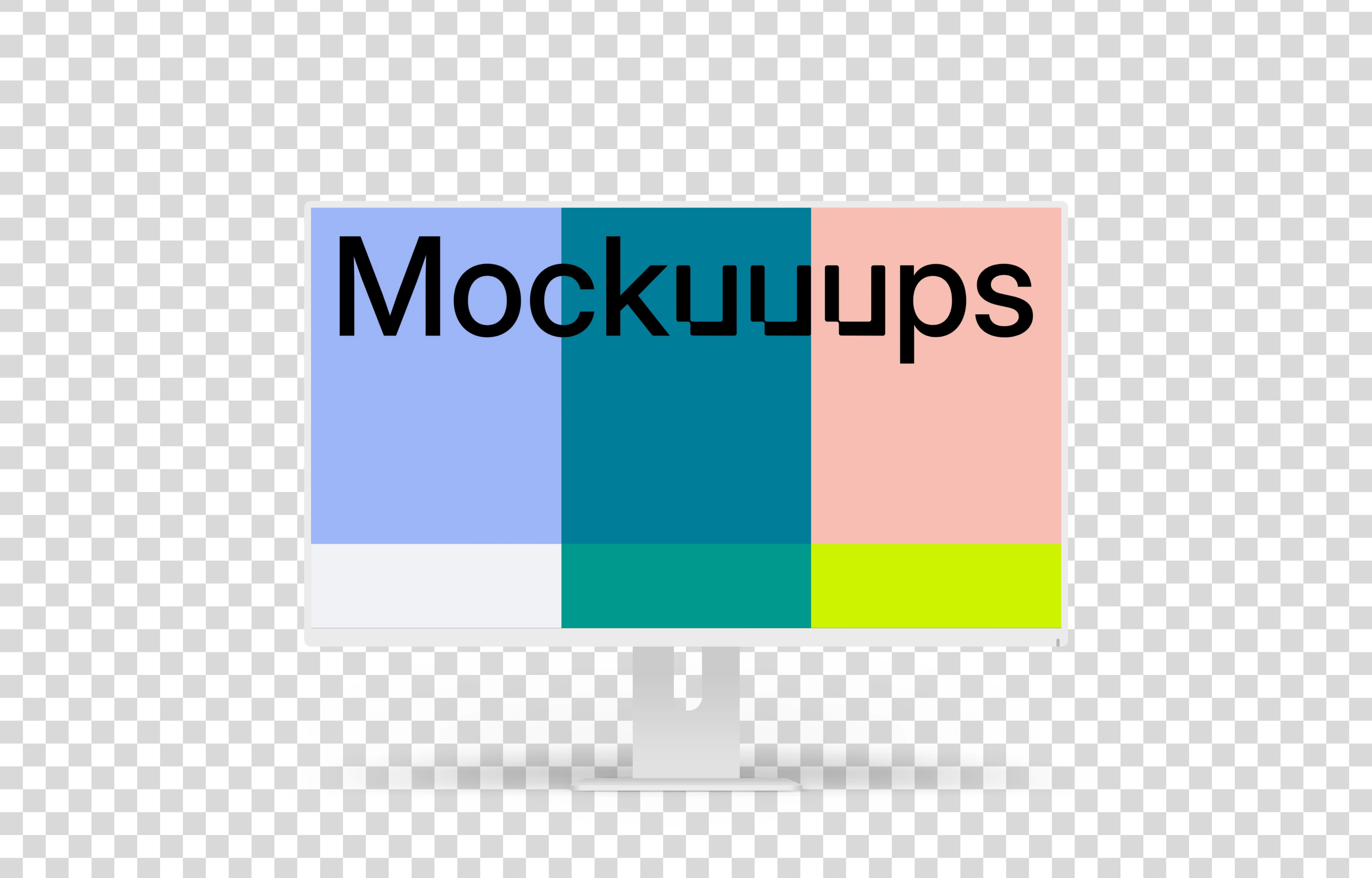 Minimal Dell Display mockup