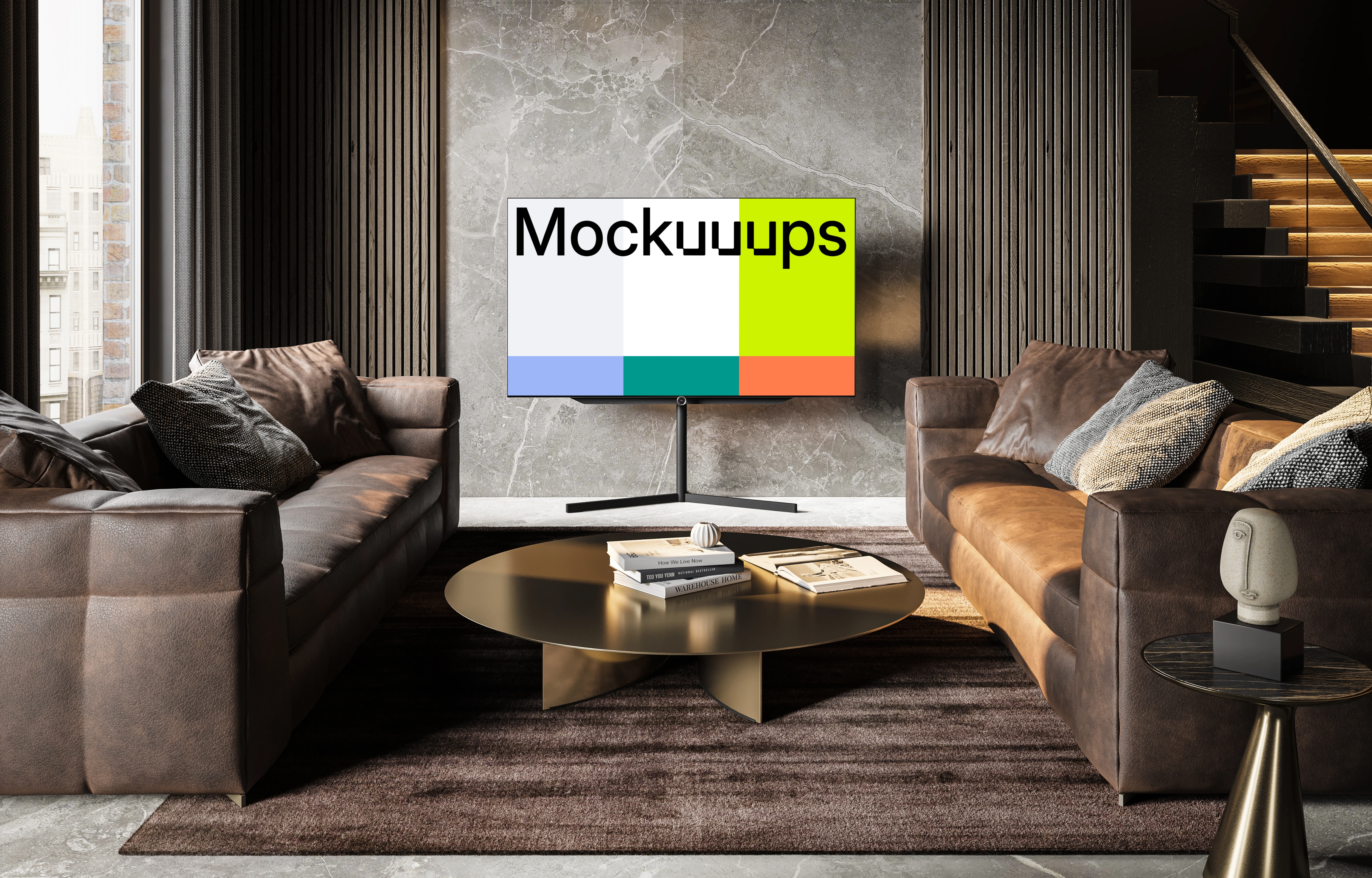 Modern TV mockup
