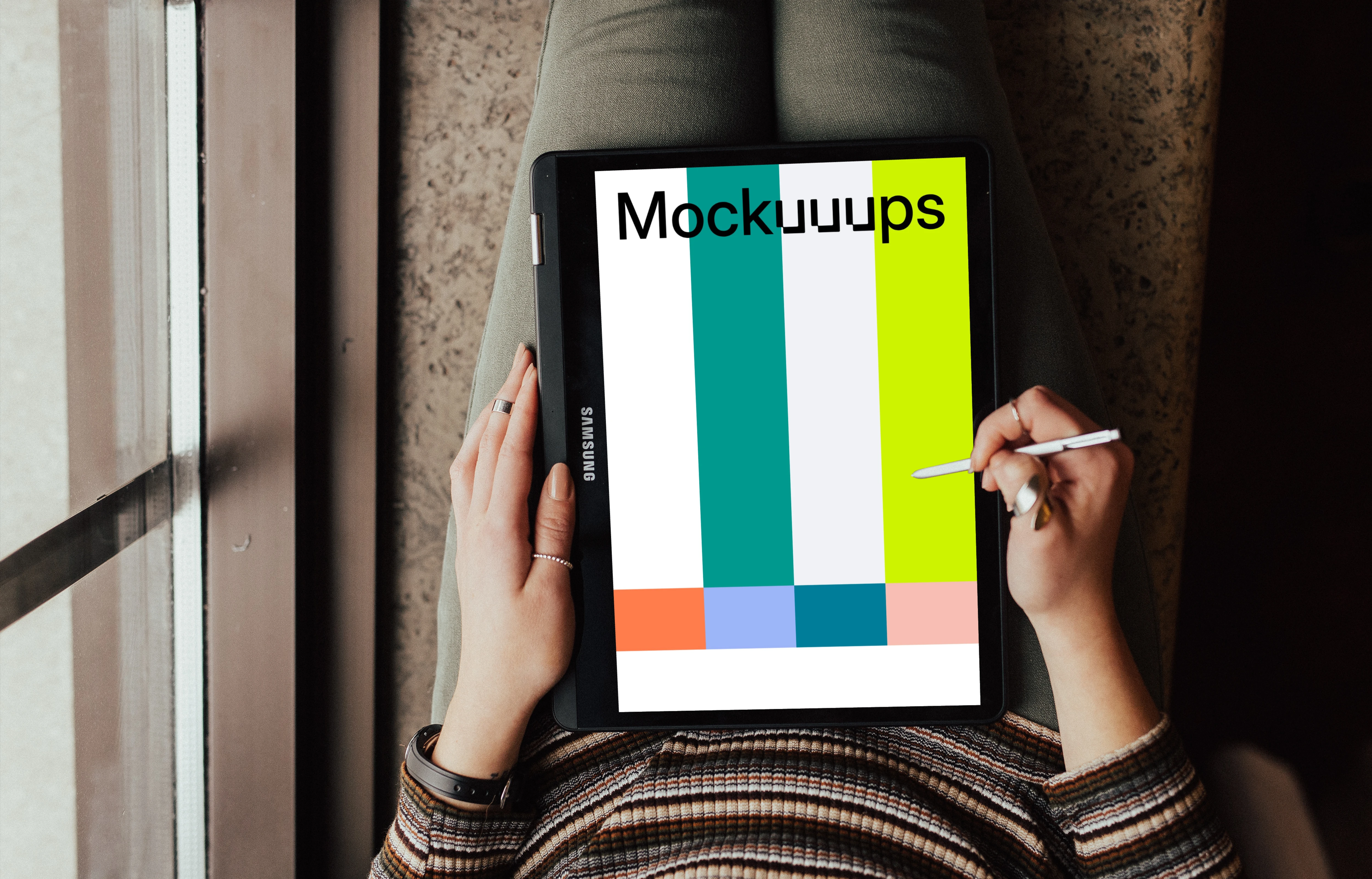 Writing notes on Samsung Chromebook mockup