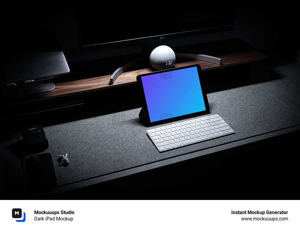 Dark iPad Mockup