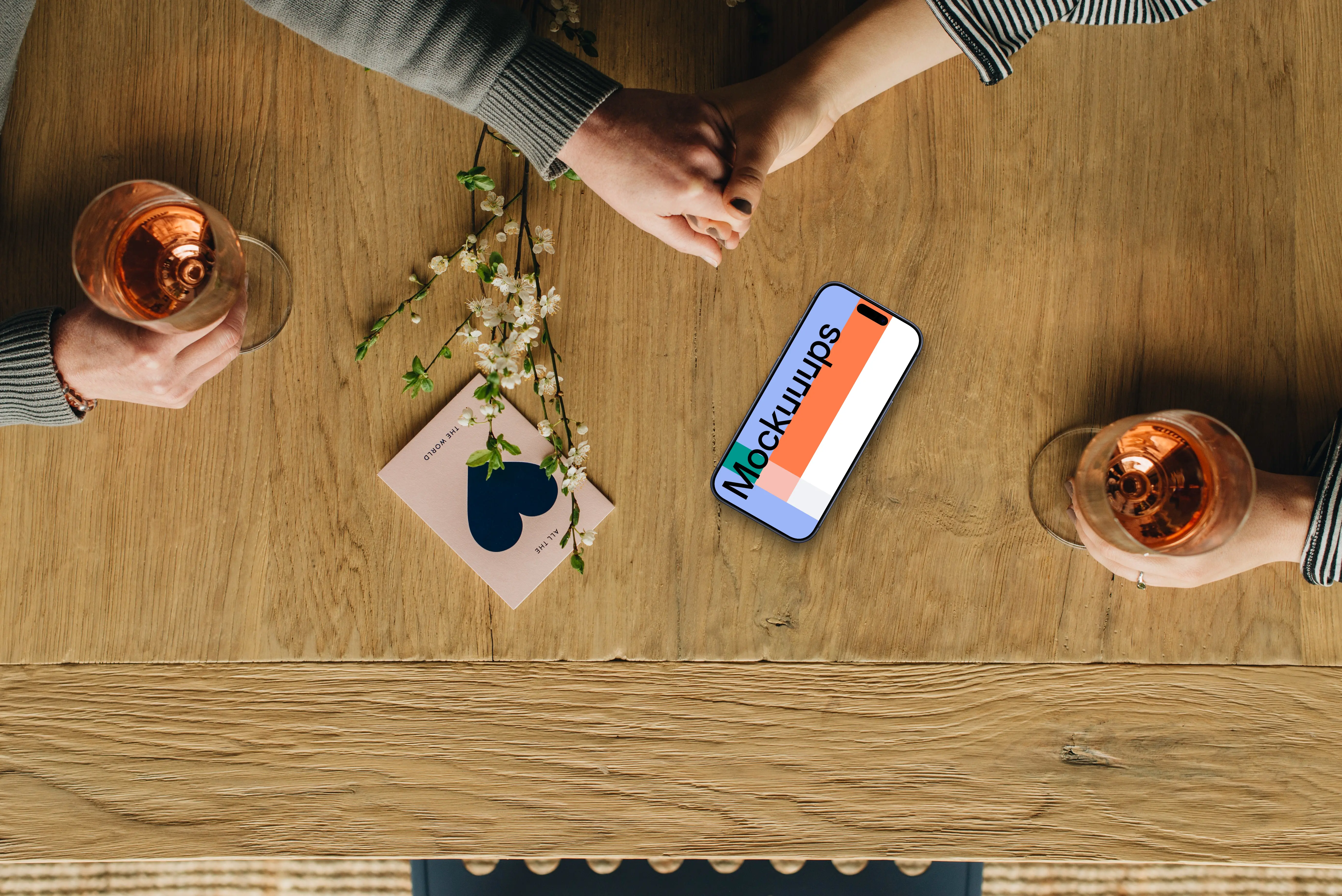 Celebration of Mother’s day and iPhone mockup