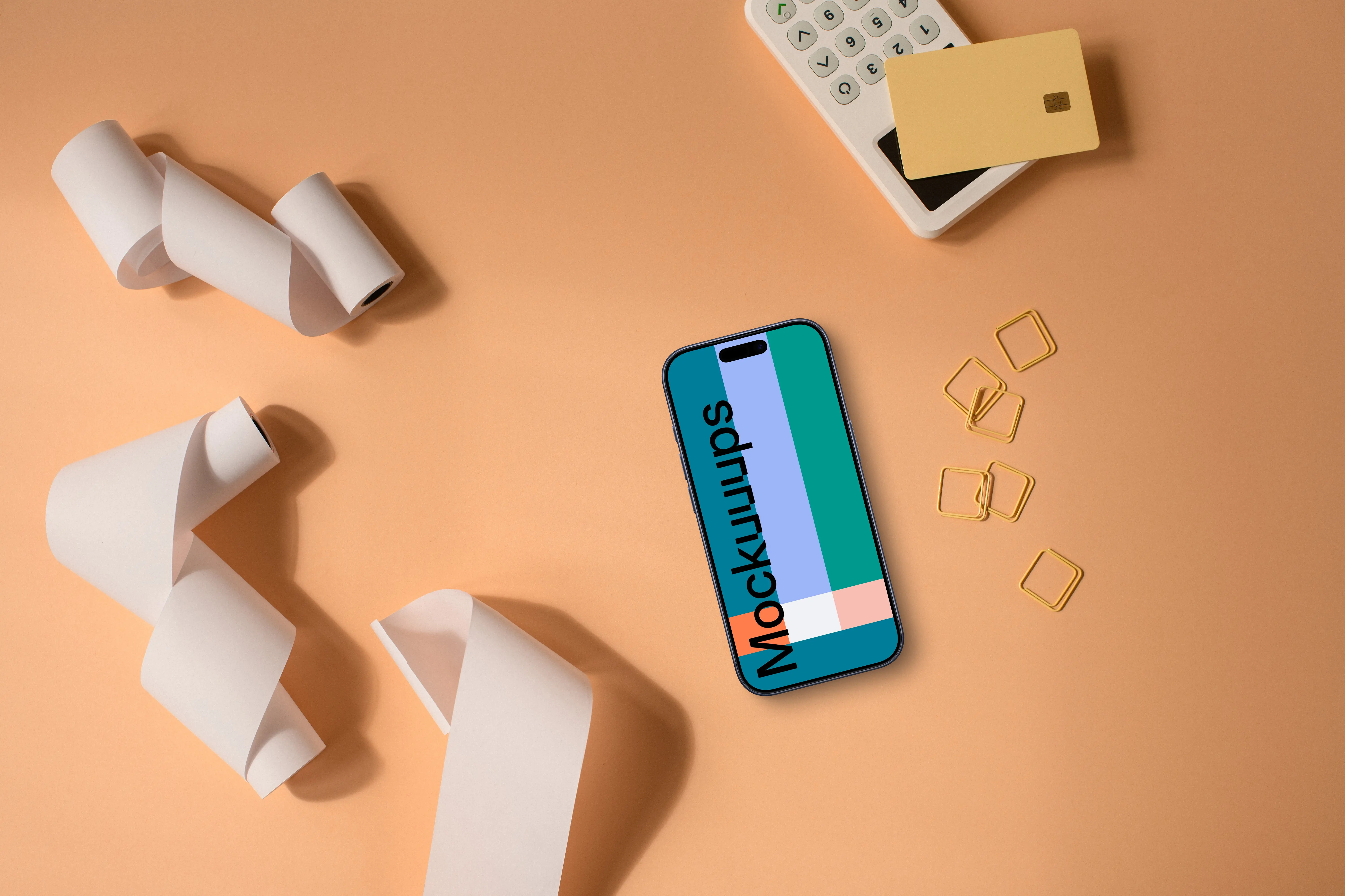 Contactless shopping convenience with an iPhone mockup