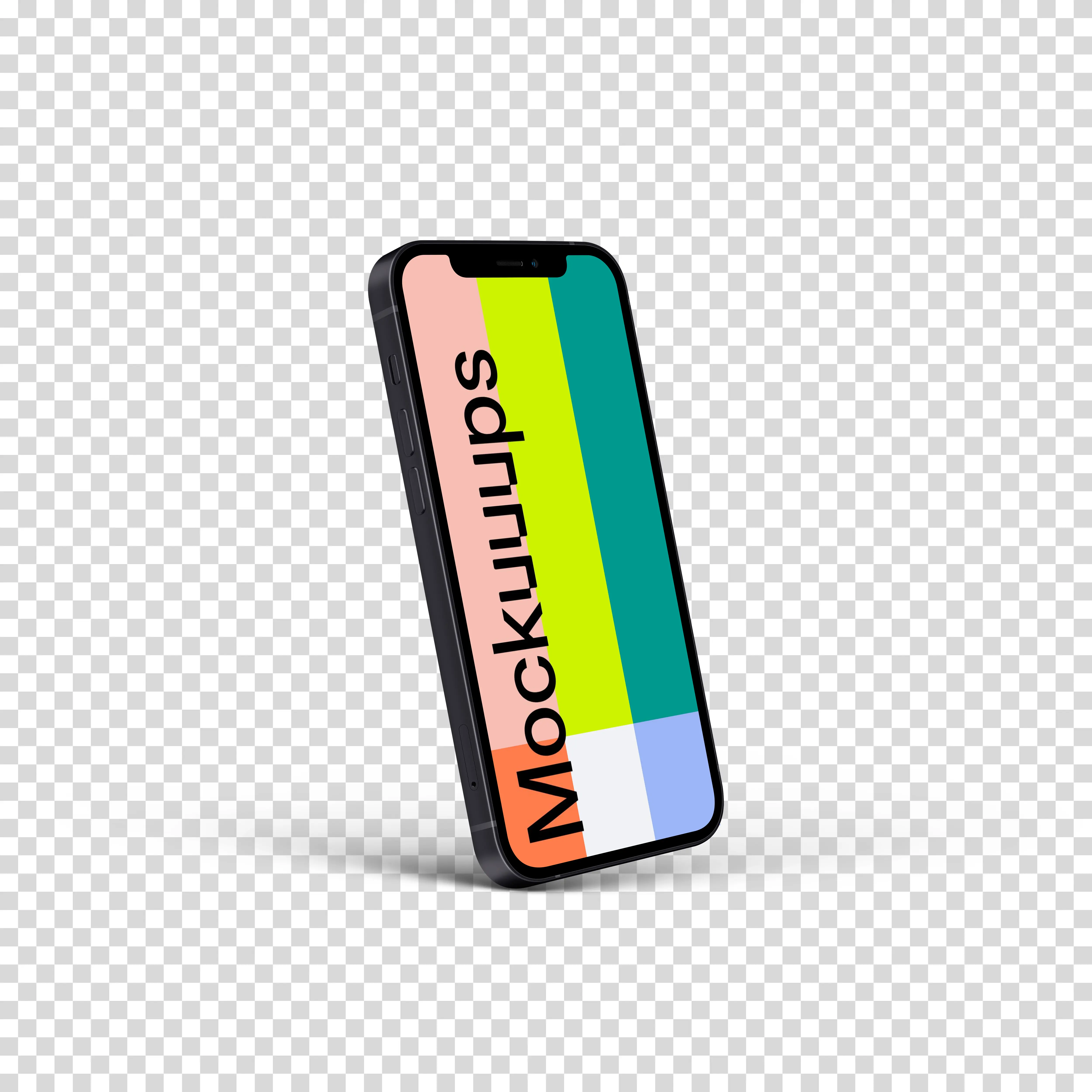 iPhone 12 Mockup (Perspective Left)