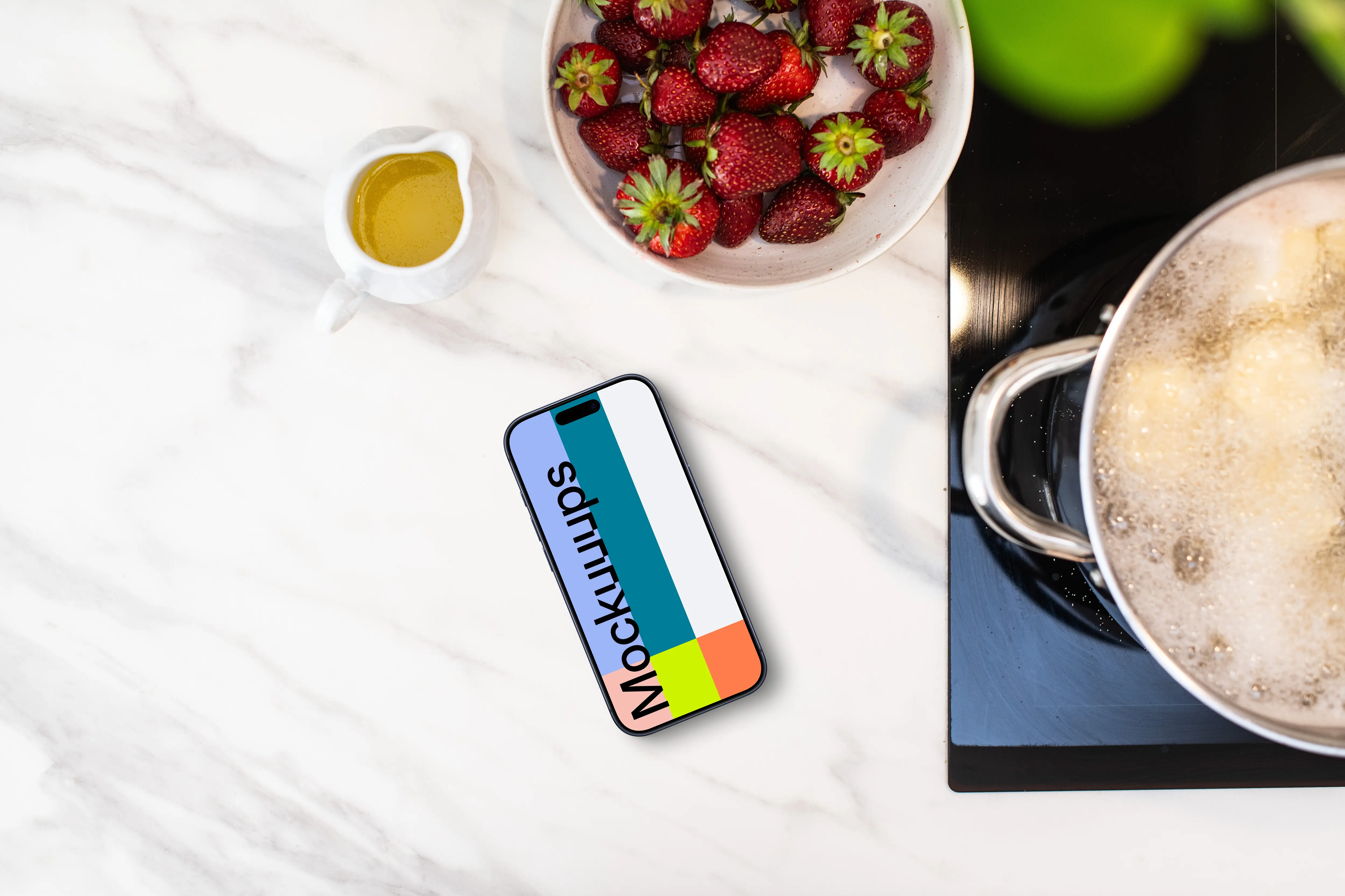 Kitchen elegance phone mockup