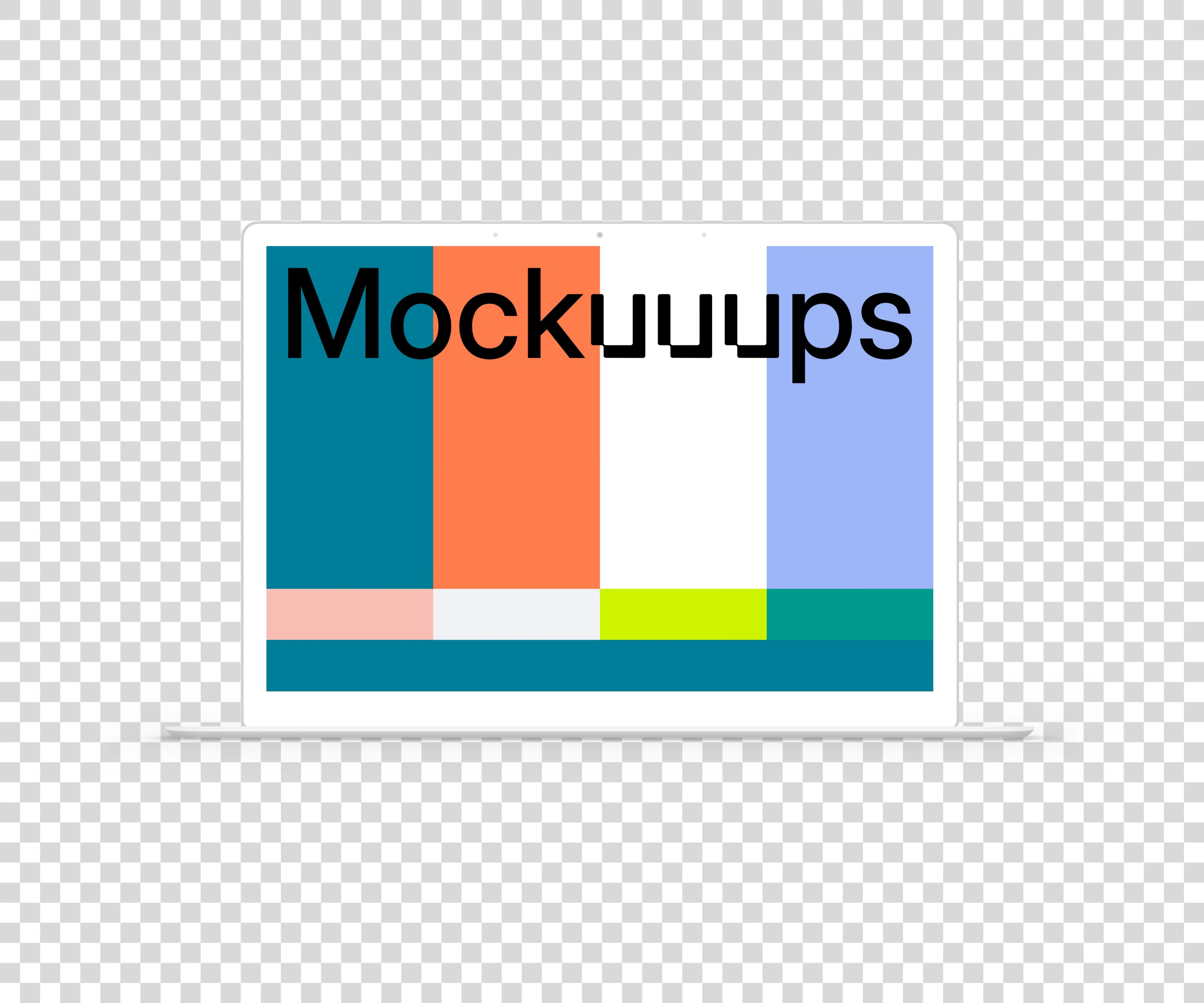 Minimal Microsoft Surface Laptop mockup