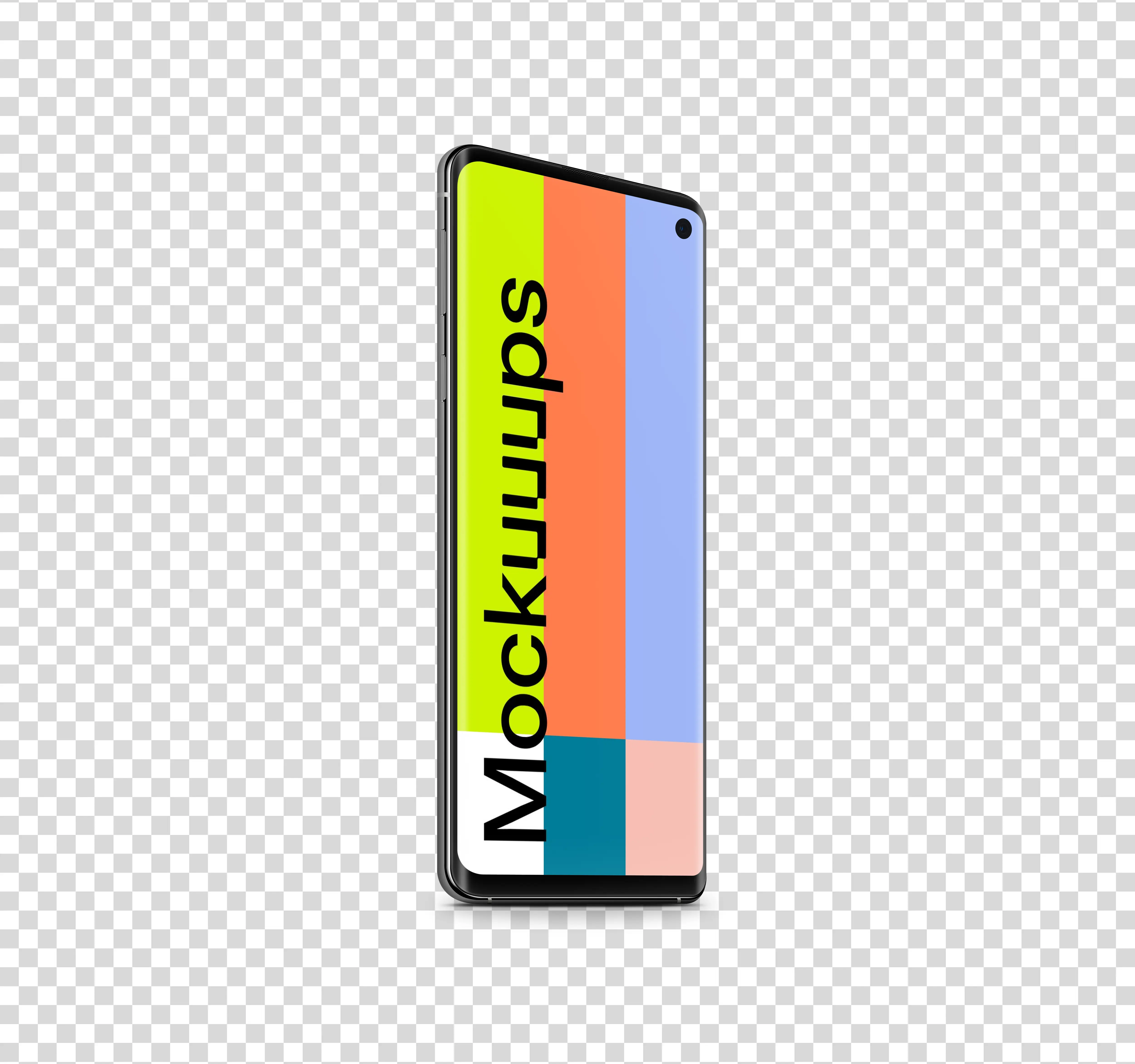 Samsung Galaxy S10 Mockup Stand (Left)