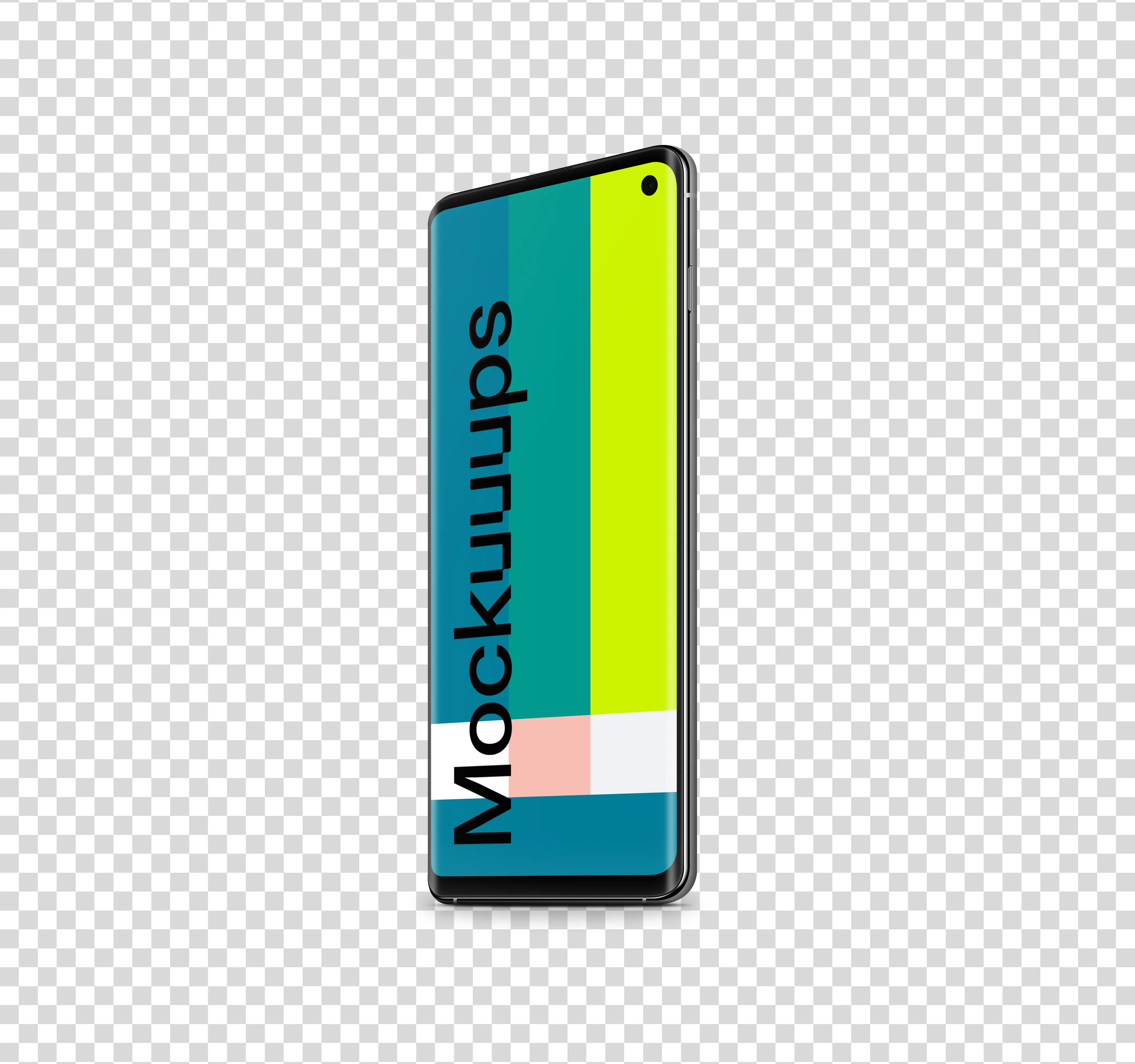 Samsung Galaxy S10 Mockup Stand (Right)