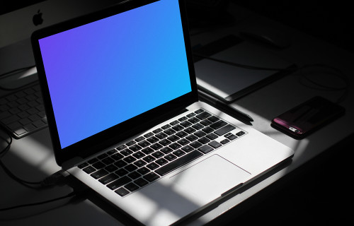 Dark MacBook Mockup