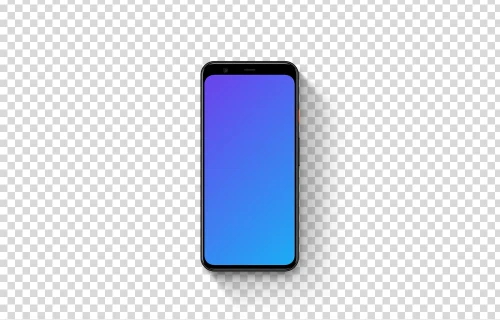 Google Pixel 4 Mockup (Vista frontal)