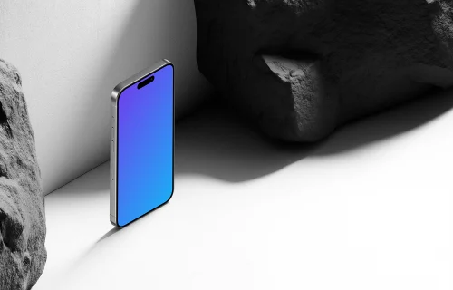 Isométrico iPhone 15 Pro Mockup