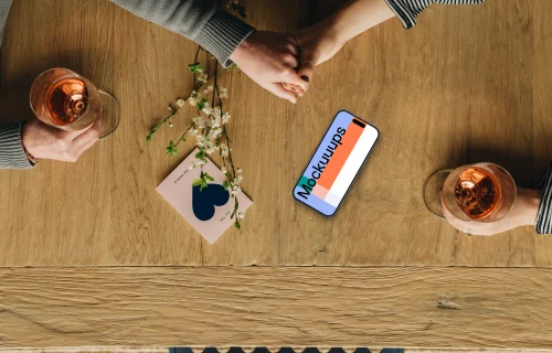 Celebration of Mother’s day and iPhone mockup