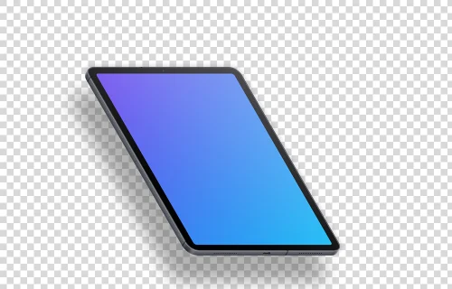 Floating iPad Pro mockup (Left)
