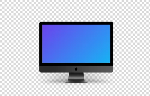 iMac Pro mockup (Floor Shadow)