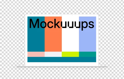 Minimal Microsoft Surface Laptop mockup