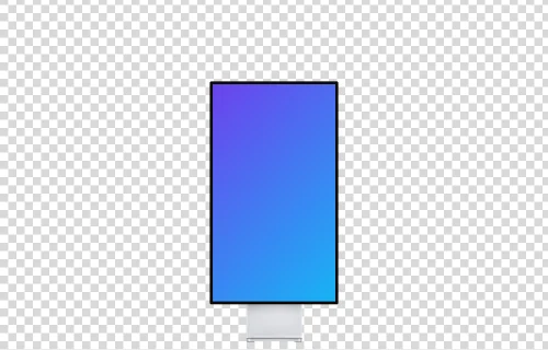 Vertical Apple Pro Display XDR mockup