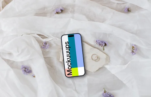 Wedding arranged iPhone mockup