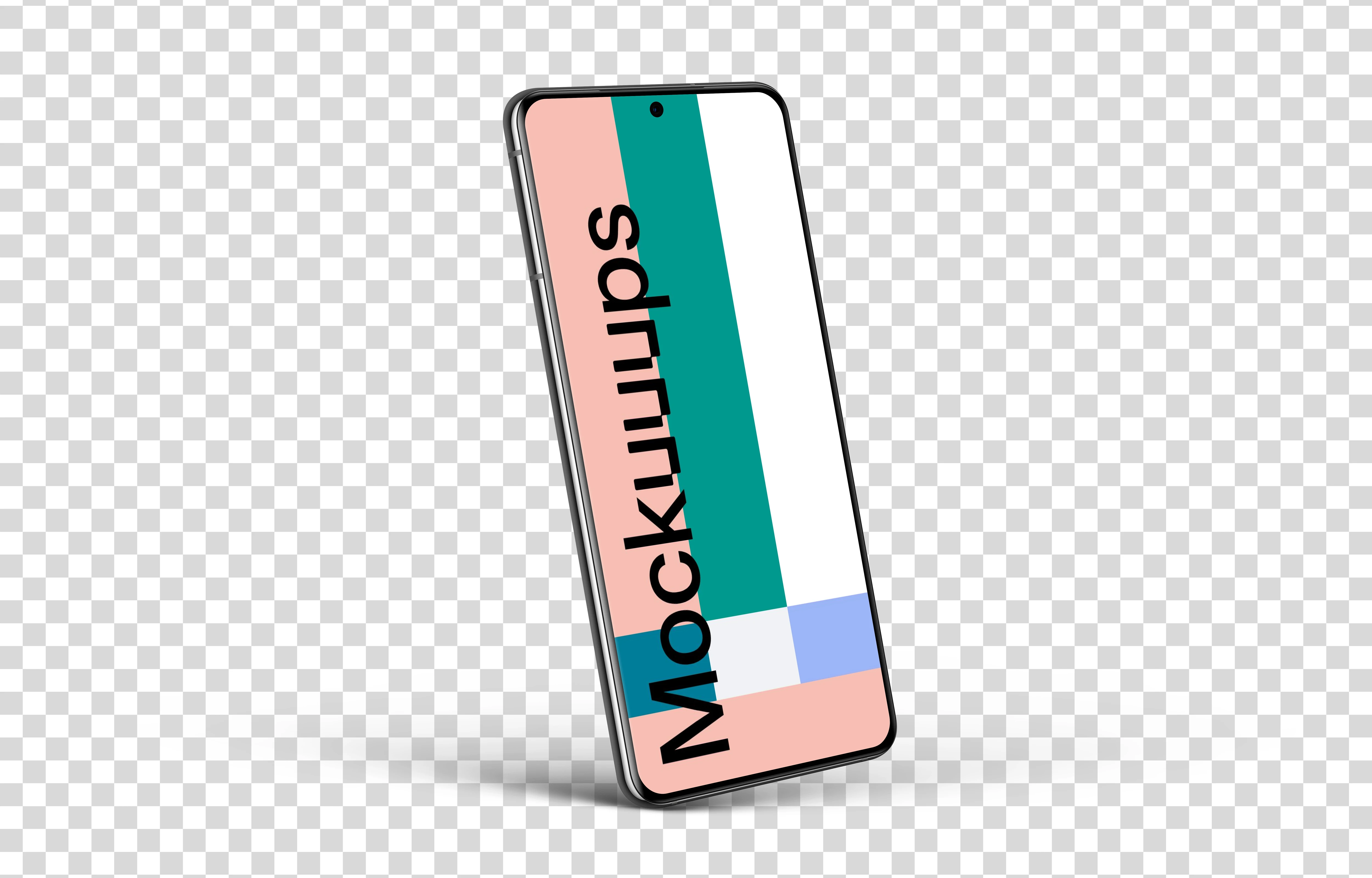 Samsung Galaxy S21 Mockup (Perspective Left)
